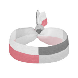 Editable checkerboard pattern elastic hair tie