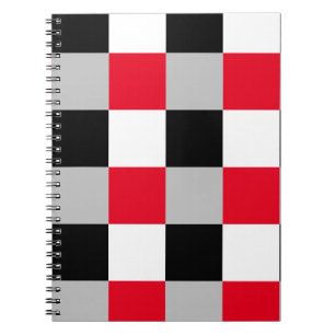 Editable checkerboard pattern notebook