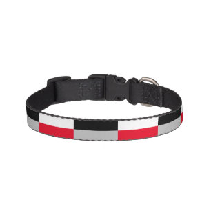 Editable checkerboard pattern pet collar