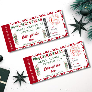 Editable Christmas Gift Voucher   Christmas Coupon