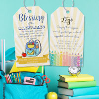 Editable Church Backpack Blessing Back to School