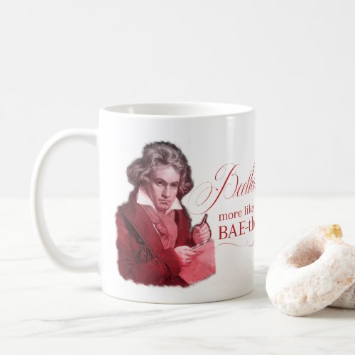 EDITABLE Classical Music w Beethoven Valentine Coffee Mug