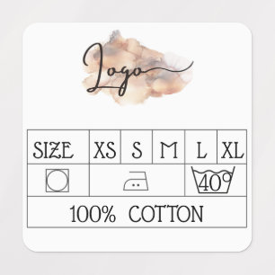Editable Clothing Label Template