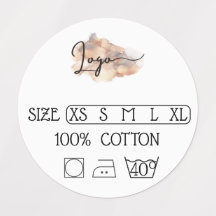 Editable Clothing Label Template