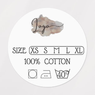 Editable Clothing Label Template