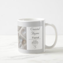 Editable Coastal Florist Branding Logo Template