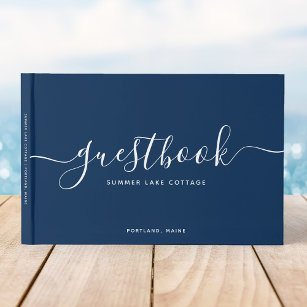 Personalized Family Vacation Home Guest Book Beach House Summer Home Rental  Property Lake House