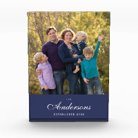 Editable Color Cursive The Family Name Photo