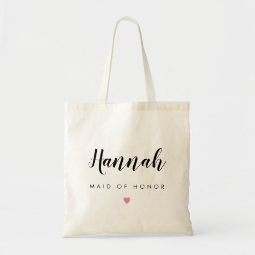 EDITABLE COLOR Custom Wedding Party Tote