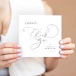 Editable Color Cute Script Bridesmaid Thank You<br><div class="desc">Editable colors cute elegant script calligraphy thank you cards - THANK YOU FOR BEING MY BRIDESMAID</div>