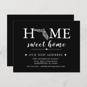 Editable Color FLORIDA Moving Announcement