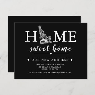 Editable Color IDAHO Moving Announcement