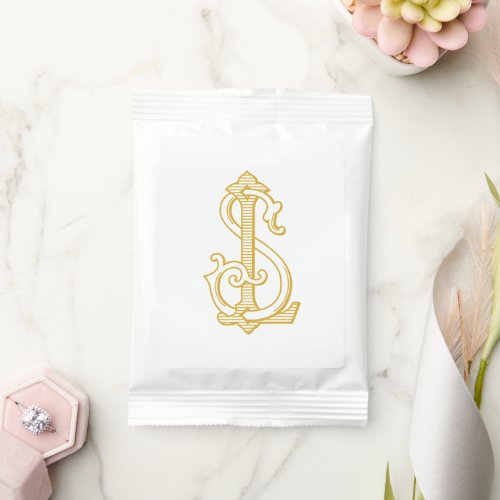 EDITABLE COLOR LS Monogram SL Monogram Drink Mix