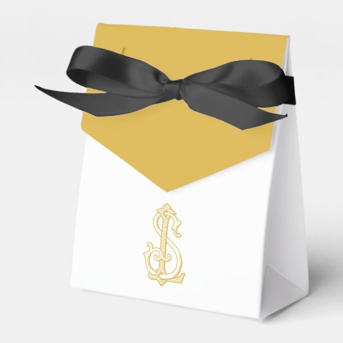 EDITABLE COLOR LS Monogram SL Monogram favor box