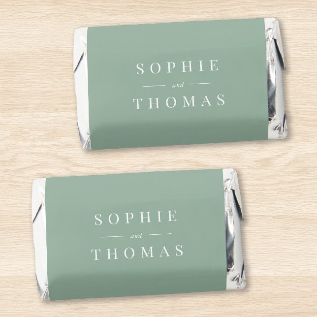Editable Color Modern Classic Wedding Hershey's Miniatures (Creator Uploaded)
