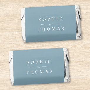 Editable Color Modern Classic Wedding Hershey's Miniatures