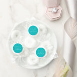 Editable Color Modern Classic Wedding  Life Saver® Mints<br><div class="desc">Editable Color Modern Classic Wedding Candy Favors features the names of the wedding couple in white against an editable background color; to change it from turquoise to the color of your choice, click the customize button. Personalize it by replacing the placeholder text with your names. For more options such as...</div>