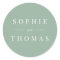 Editable Color Modern Classic Wedding