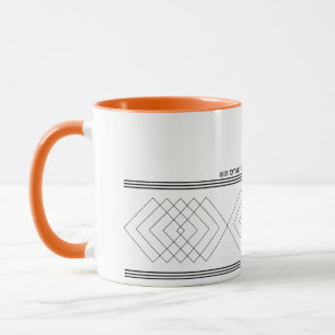 Editable Color Name Write Holiday Gifts Black Line Mug