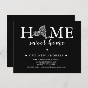 Editable Color NEW YORK Moving Announcement