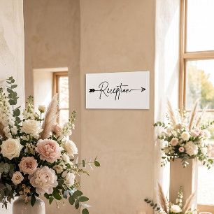 EDITABLE COLOR Restrooms Direction Sign
