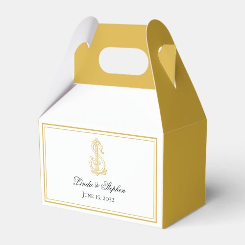 EDITABLE COLOR SL Monogram LS Monogram favor box