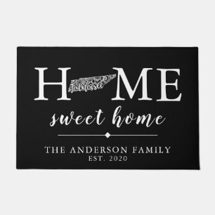 Editable Color TENNESSEE Personalized State Doormat