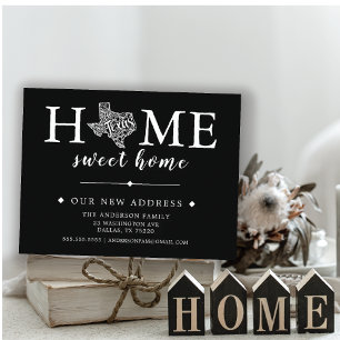 Editable Color TEXAS Moving Announcement