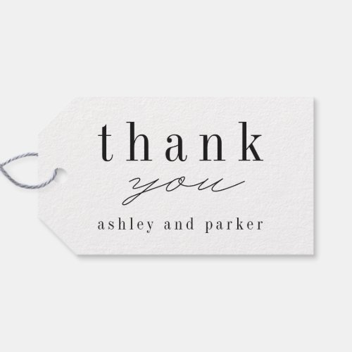 Editable Color Thank You Favor Tags Our Love OLC