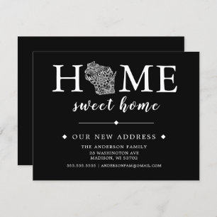 Editable Color WISCONSIN Moving Announcement