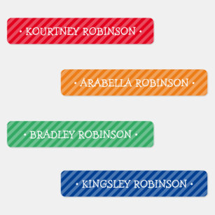 School Supplies Labels | Zazzle