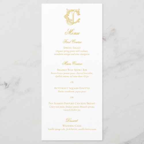 EDITABLE COLORS CJ Monogram JC Monogram Menu