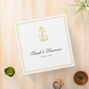 EDITABLE COLORS LS Monogram SL Monogram Album 3 Ring Binder