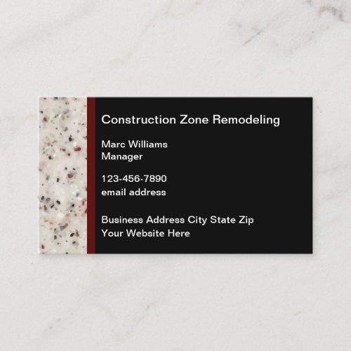 Editable Construction Business Cards Design