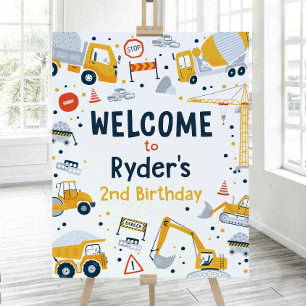 Editable Construction Welcome Sign Dump Truck Digg