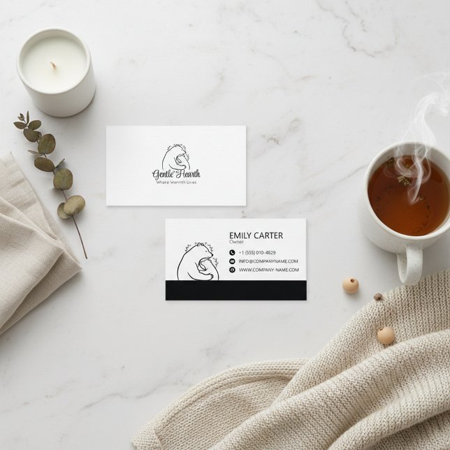 Editable Cozy Brand Business Card Template (Creator Uploaded)