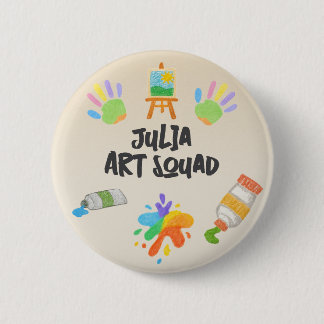 Editable Crayon Style – Artsy Paint & Palette Button