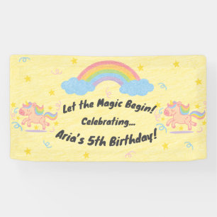 Editable Crayon Style – Unicorn Dream Sparkle Banner