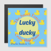Editable Cruise Duck Door Magnet (Front/Back)