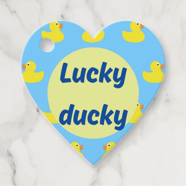 Editable Cruise Duck Favor Tags (Front)