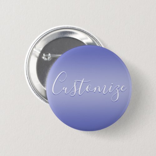 Editable Cursive Script  White  Purple Violet Button