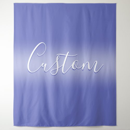 Editable Cursive Script  White  Purple Violet Tapestry