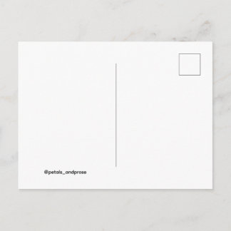 Editable Cute and aesthetic postcard
