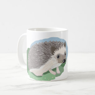 editable cute baby Hedgehog Coffee Mug