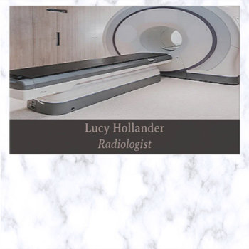 Editable Diagnostic Imaging Tech Radiologist Business Card by NorthernPrint at Zazzle