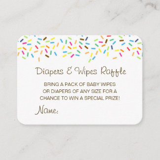 Editable Diapers Wipes Raffle Baby Shower Inserts