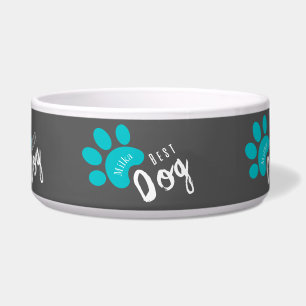 editable dog Funny quote Pet tableware Bowl