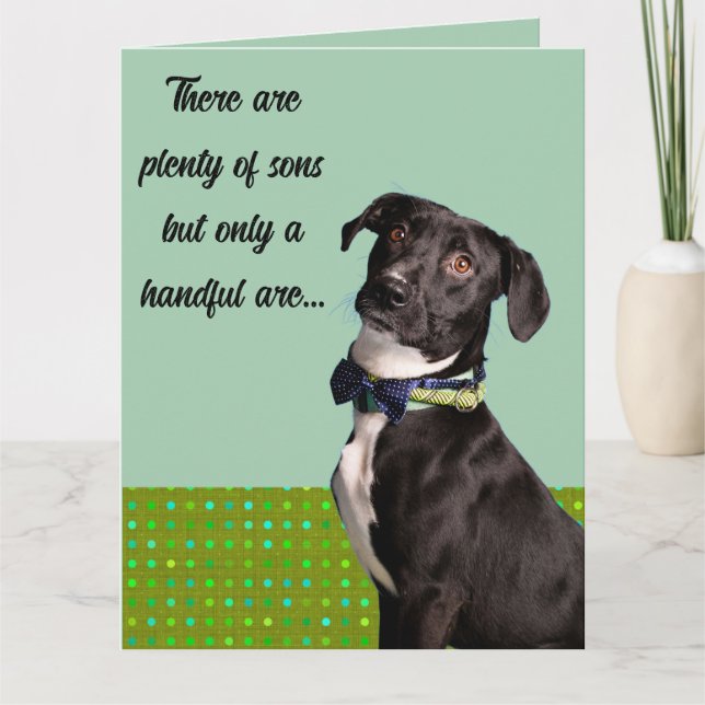 Editable Doggone Awesome Birthday Card (Front)