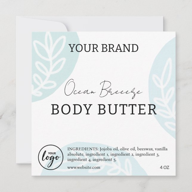 Editable Downloadable Candle Labels Invitation (Front)