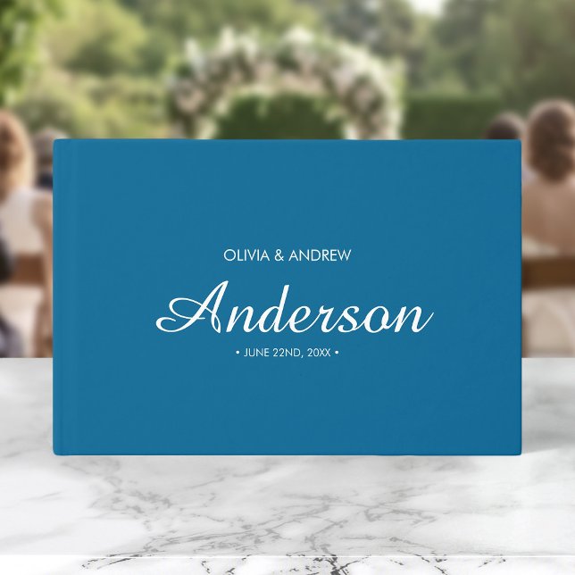 Editable Dual Color Wedding Script Guest Book (Creator Uploaded)